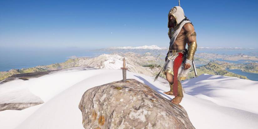 King Arthur Easter Egg From AC Odyssey