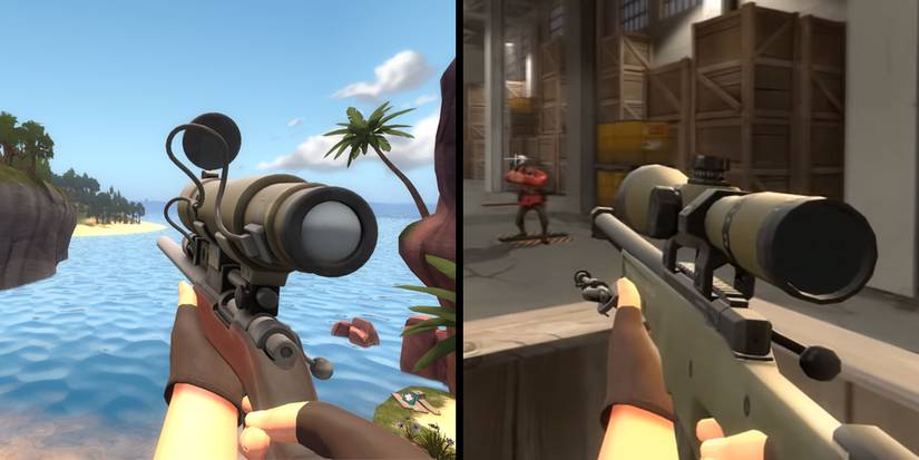 Team-Fortress-2-Awper-hand-sniper-rifle-side-by-side