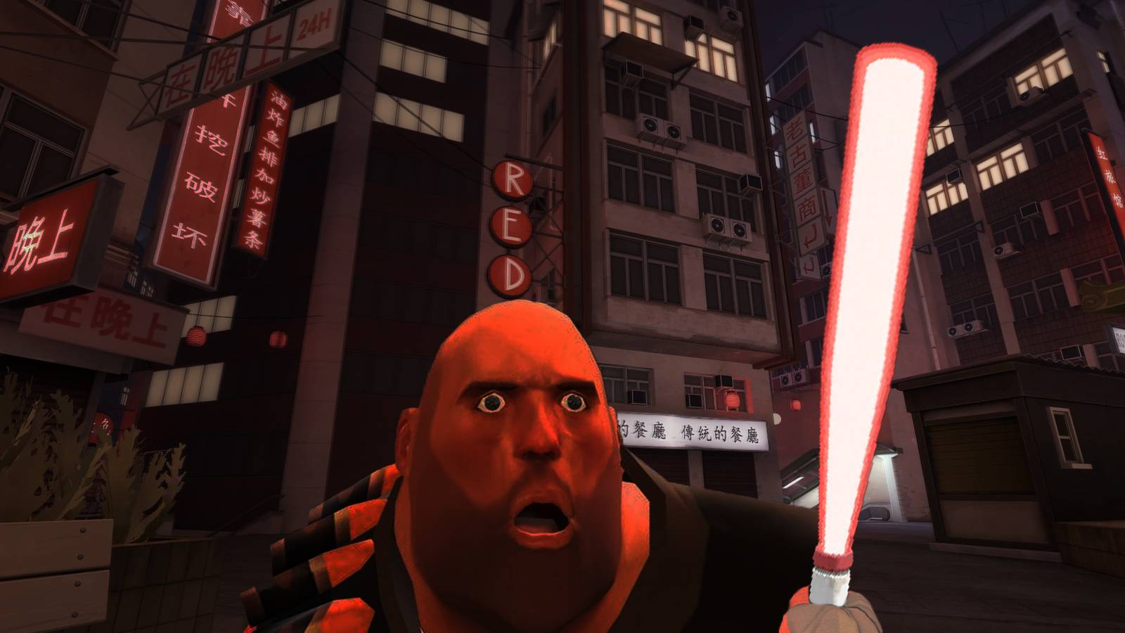 Team Fortress 2: Red Lightsaber