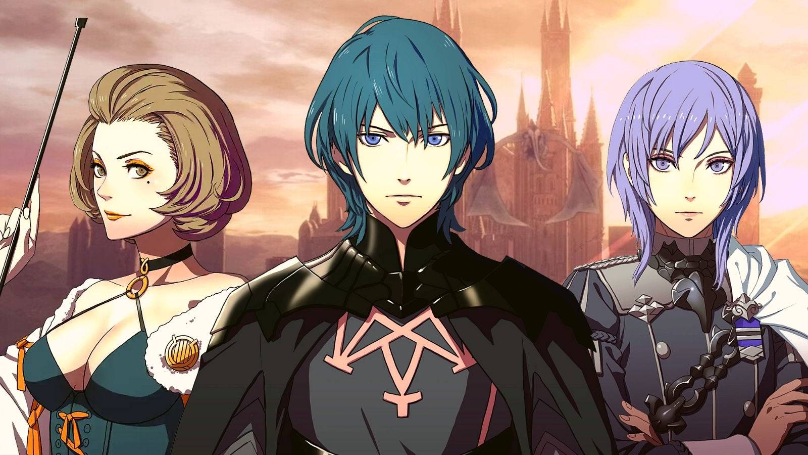 Fire Emblem Three Houses Male Byleth Manuela Yuri