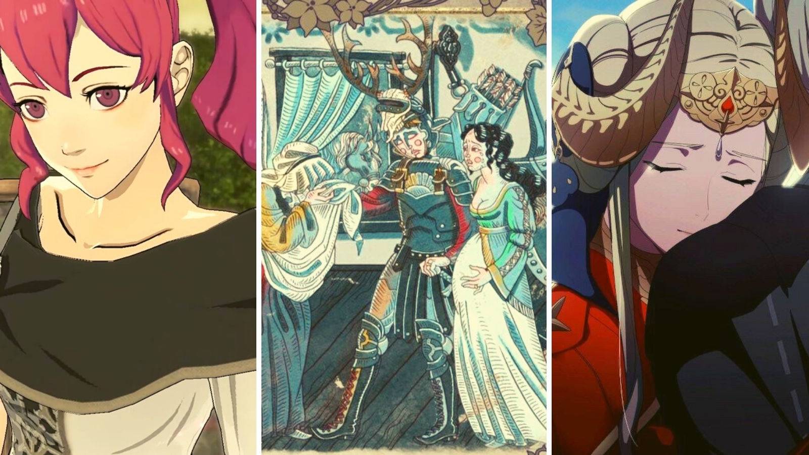 Fire Emblem Three Houses Anna Chapter Illustrations Edelgard