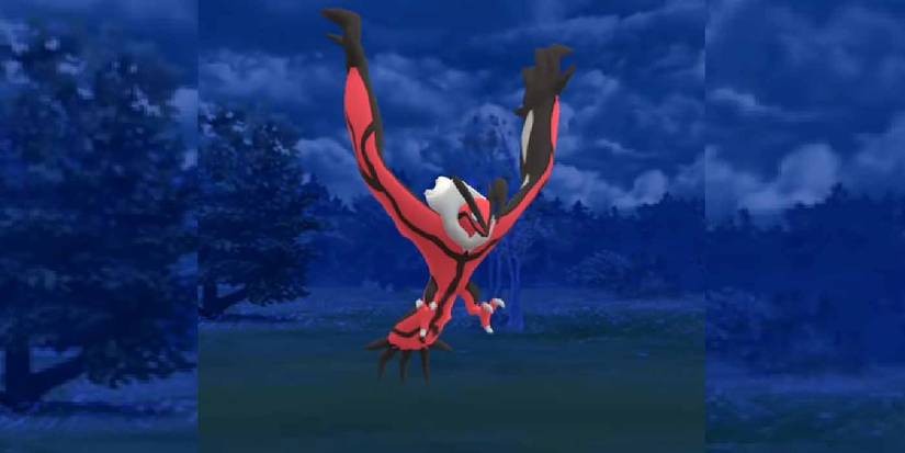 The legendary Pokemon Yveltal in Pokemon GO