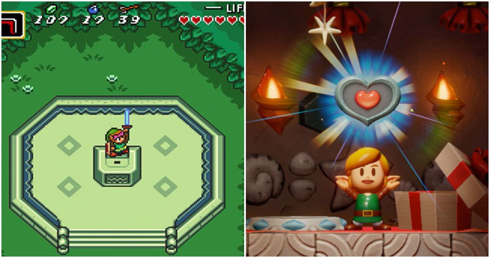 legend of zelda link to the past heart pieces