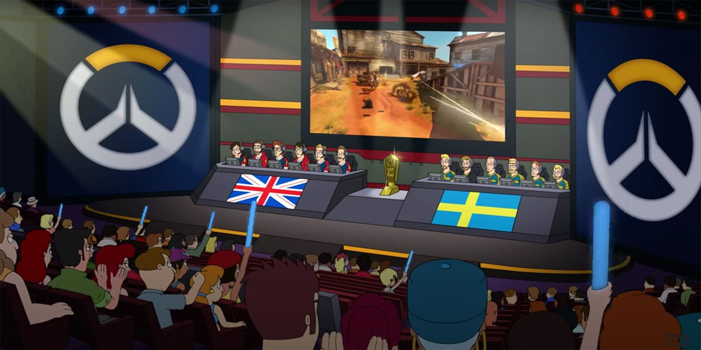 Overwatch tournament in American Dad