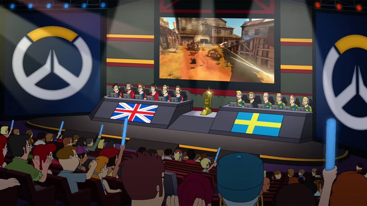 Overwatch tournament in American Dad