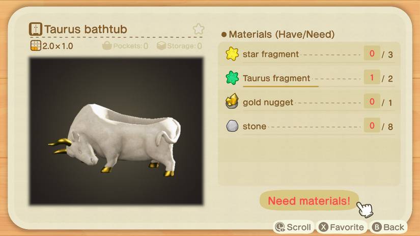 taurus bathtub diy animal crossing