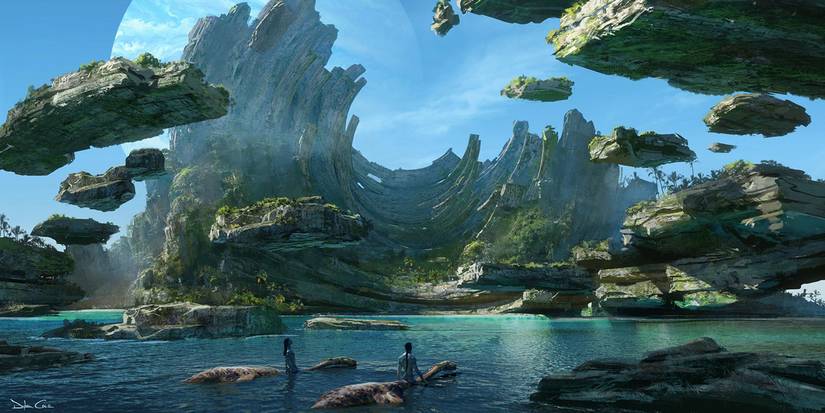 avatar 2 concept rocks ocean tropical