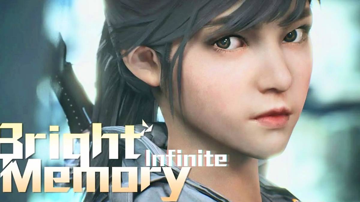 Bright Memory Protagonist with logo