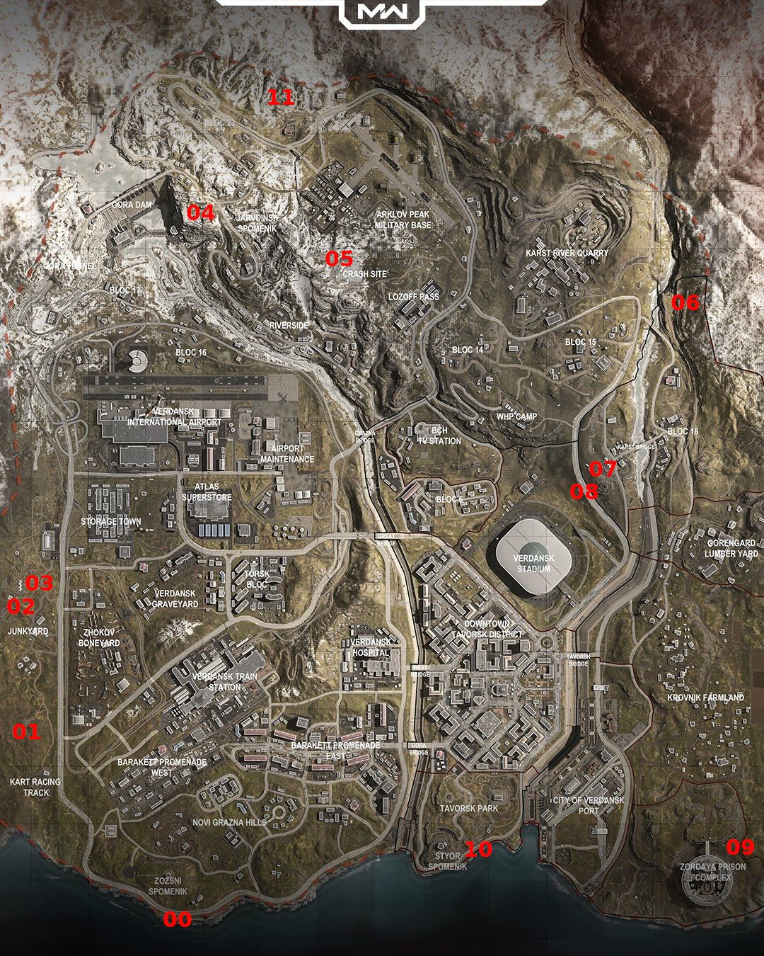 call of duty warzone bunker locations