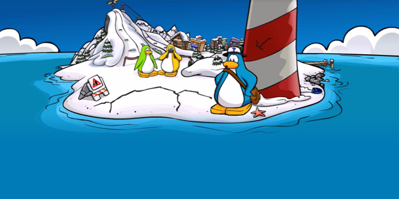Iceberg key art club penguin