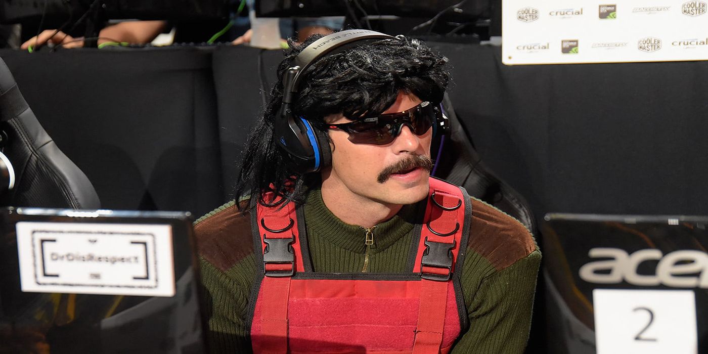 Dr Disrespect sitting at chair