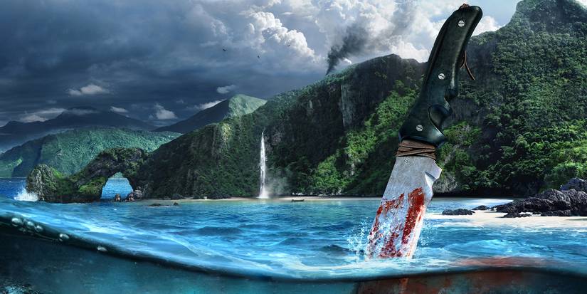 Knife artwork in Far Cry 3