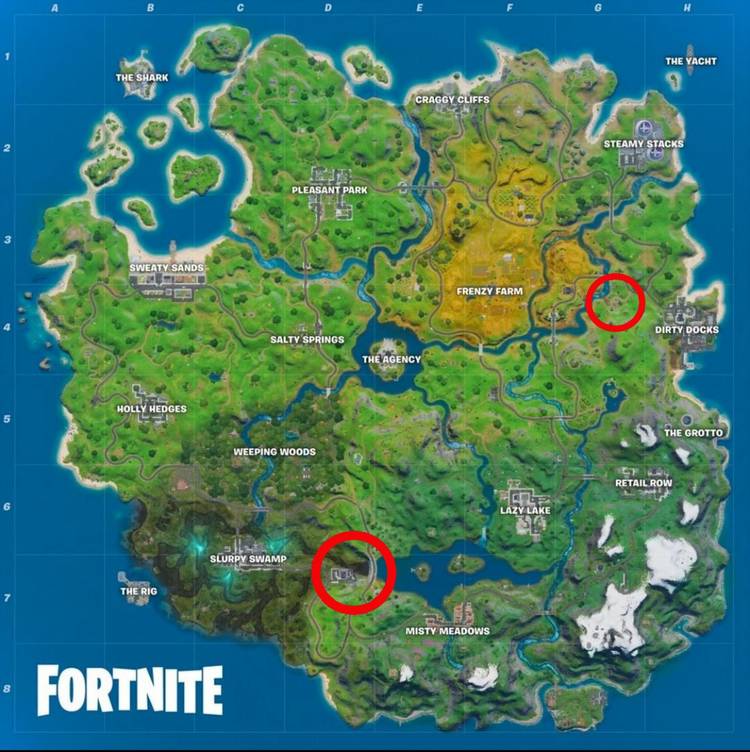 fortnite chapter 2 metal challenge locations