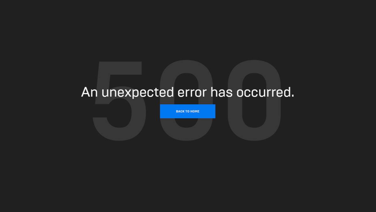 epic games store 500 error