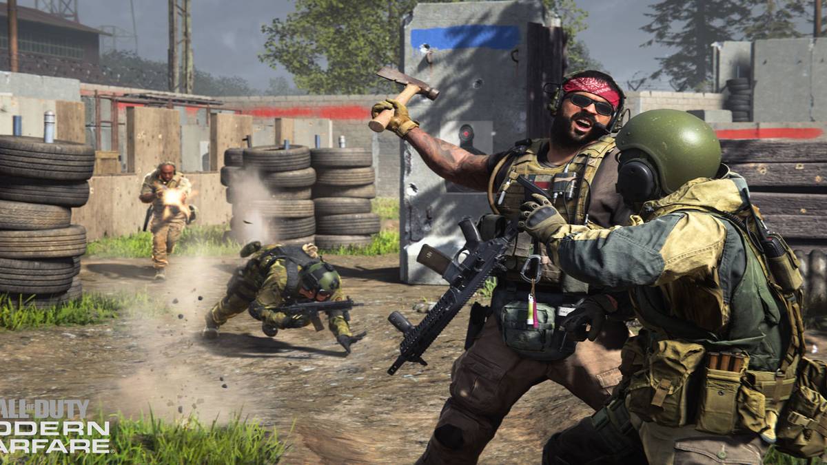 gunfight knives only modern warfare