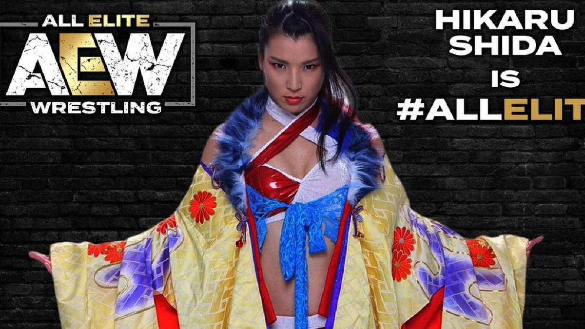 aew hikaru shida ff7 tifa