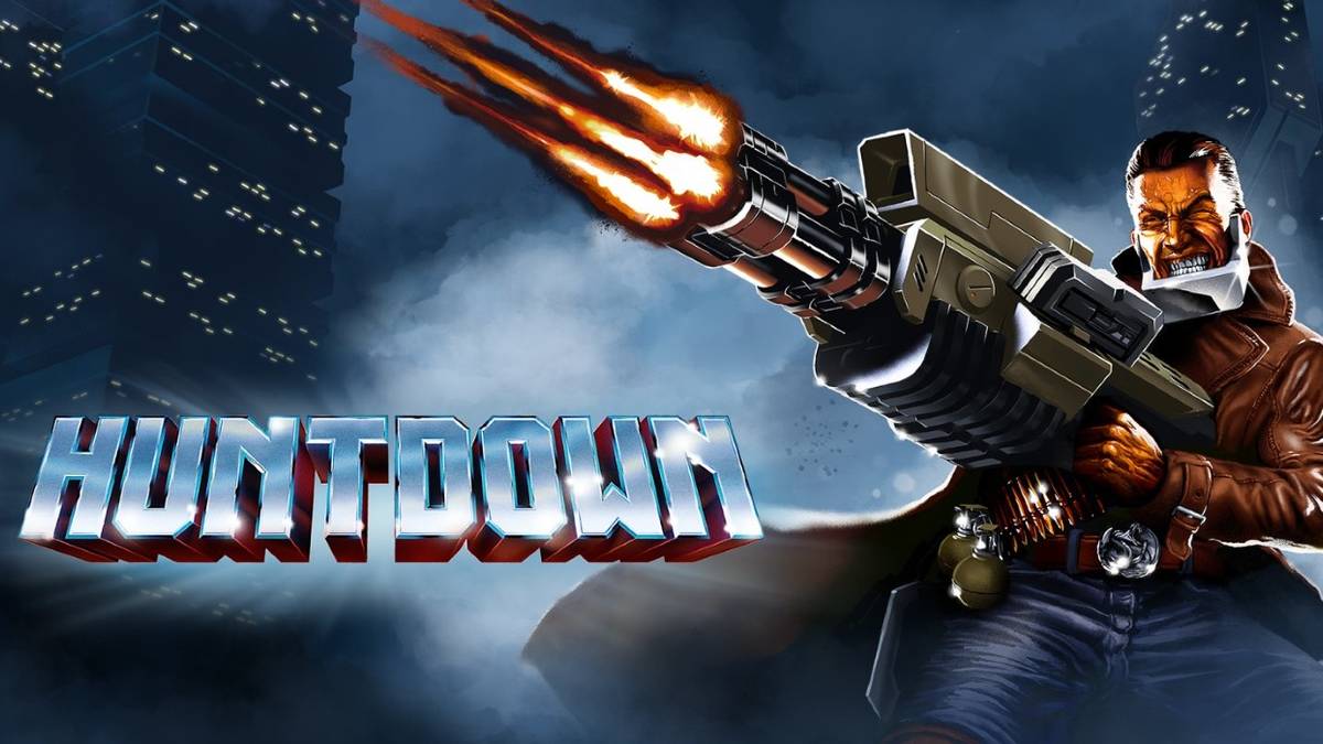 huntdown, nintendo, promo art, john sawyer