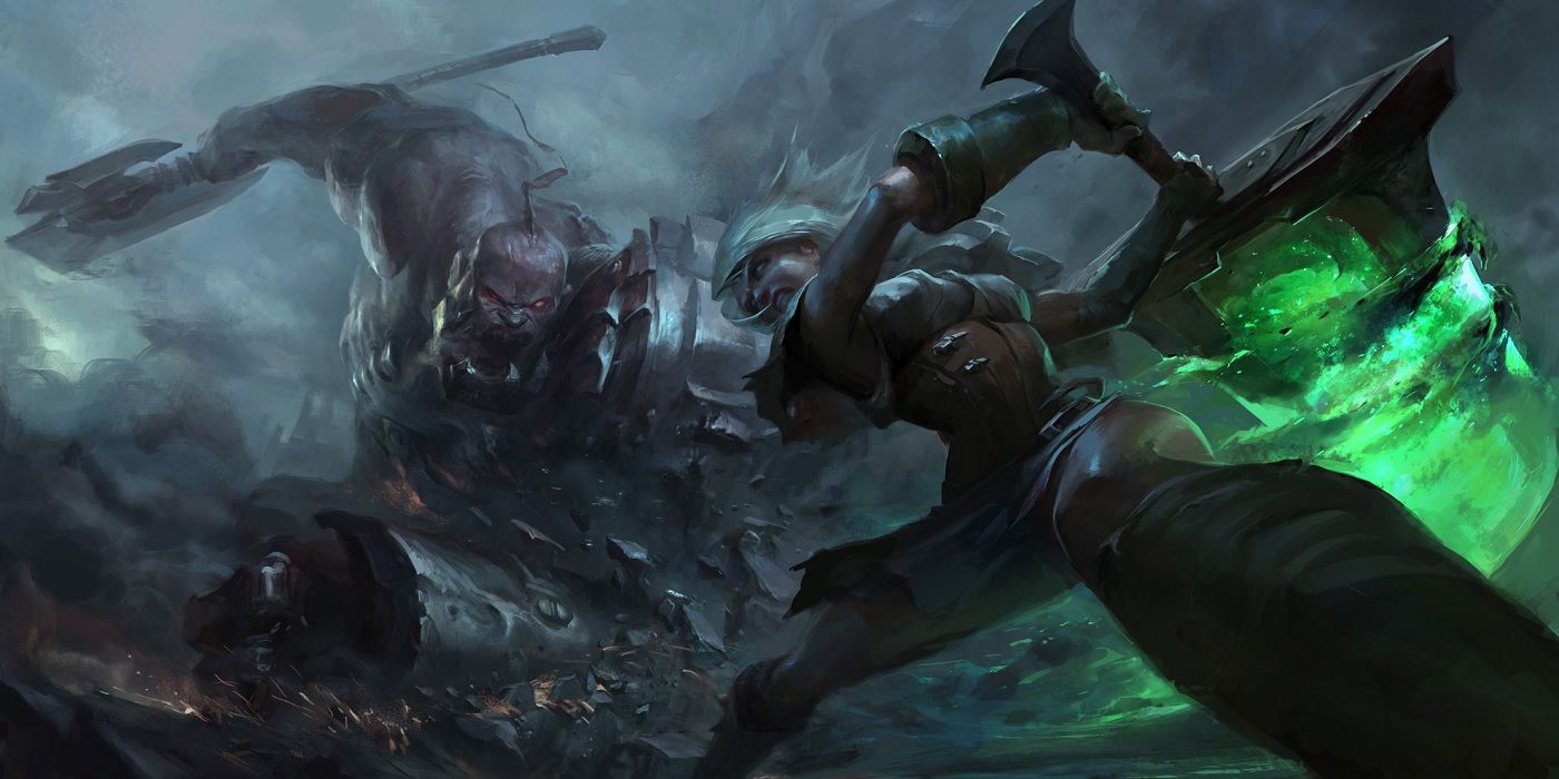 lol top lane fight art