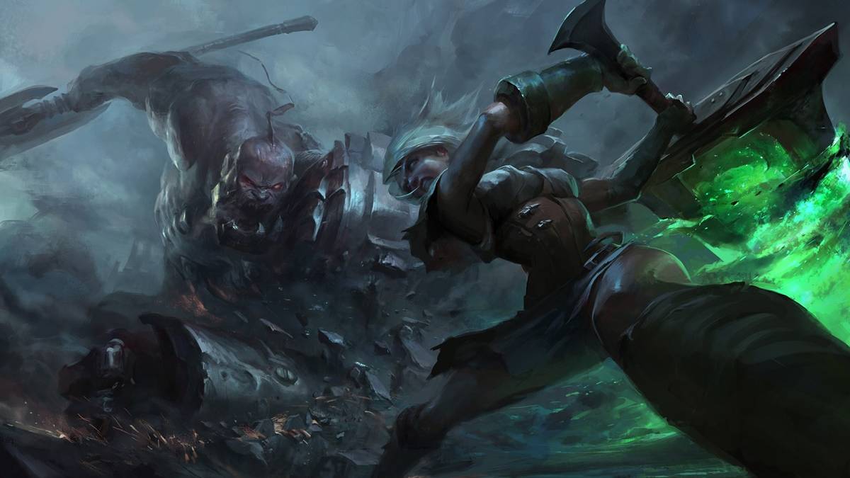 lol top lane fight art