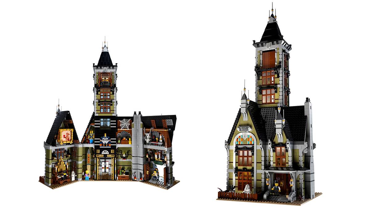 LEGO FInished Haunted House kit