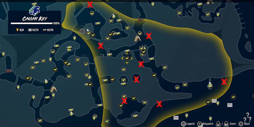 maneater caviar key landmark locations