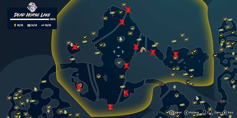 maneater dead horse lake landmarks map