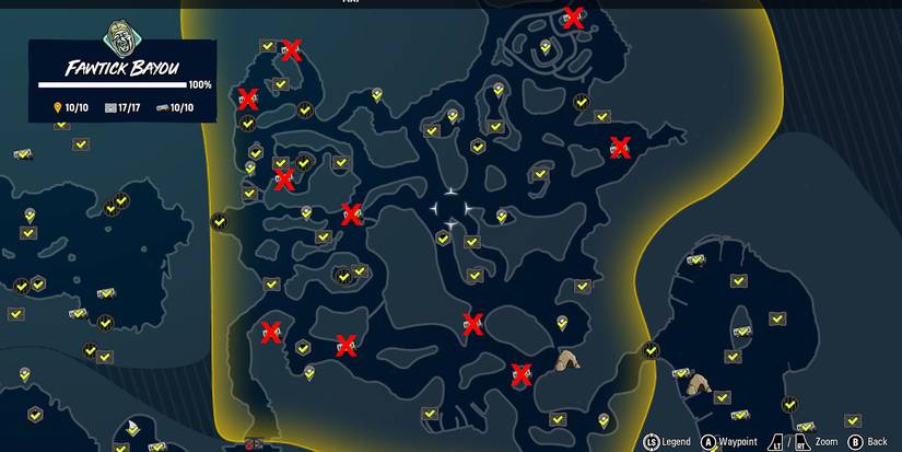 maneater fawtick bayou landmarks map