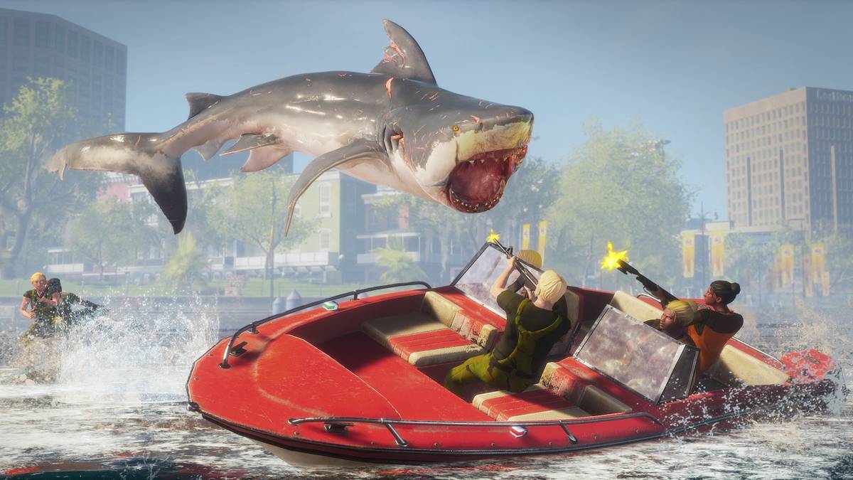 maneater shark terrorizing humans