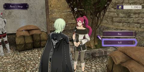 Fire Emblem Three Houses Anna Secret Shop Byleth