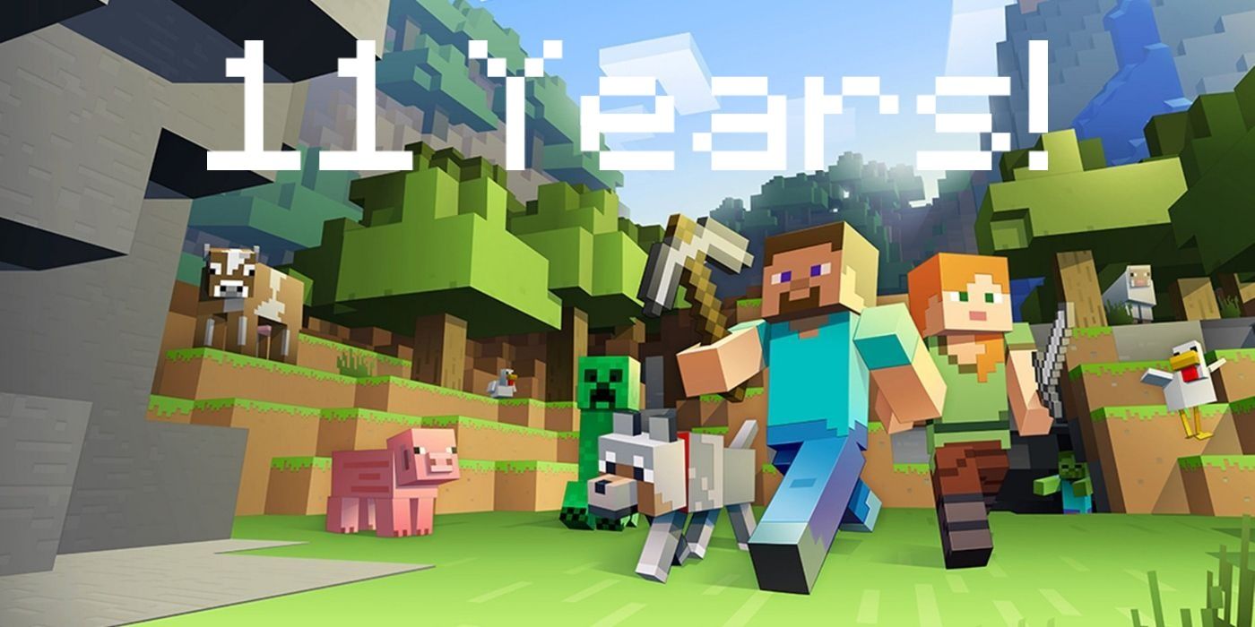 Minecraft 11 year anniversary