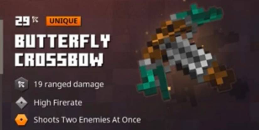 Minecraft Dungeons Butterfly Crossbow