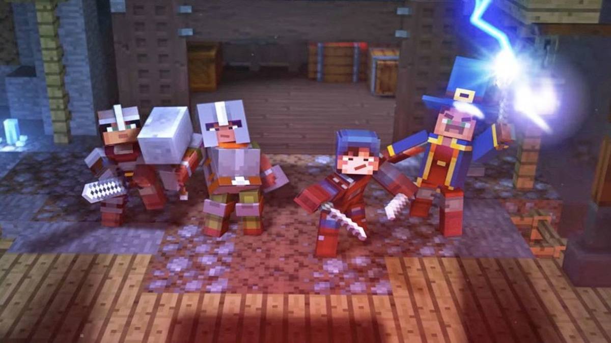 Minecraft Dungeons Lightning Staff