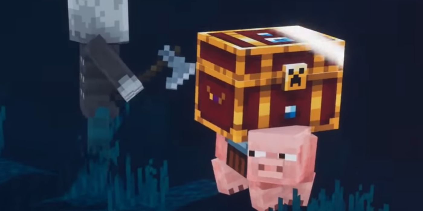 Minecraft Dungeons Pig Chest