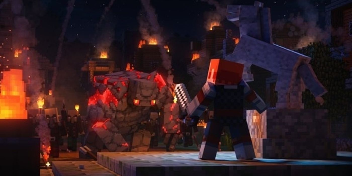 Redstone Golem Minecraft Dungeons