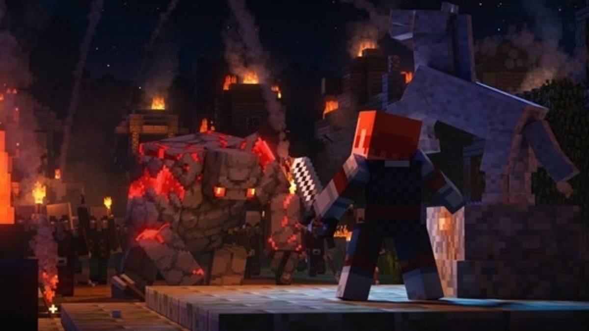 Redstone Golem Minecraft Dungeons