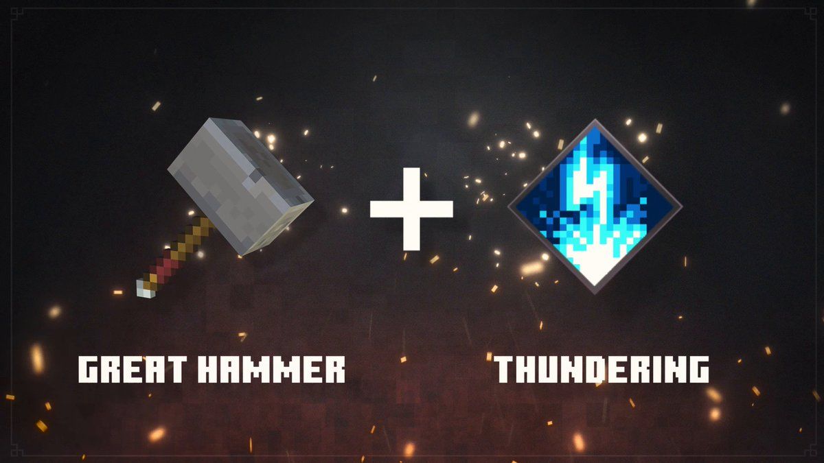 Minecraft Dungeons Thunder Hammer