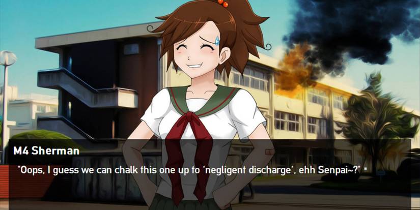 Dating sim game Panzermadels: Tank Dating Simulator