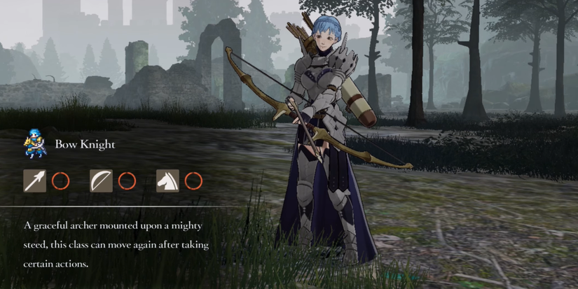 Fire Emblem Three Houses Marianne Bow Knight Parthia