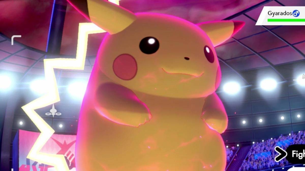 gigantamax pikachu battle