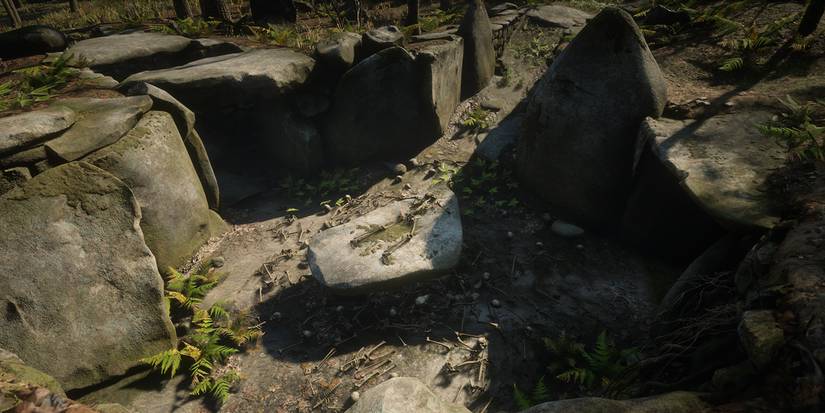 red dead redemption 2 old tomb skeletons