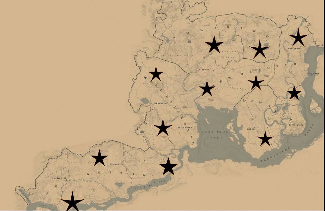 RDO Madam Nazar Locations