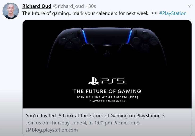 horizon ps5 event tweet