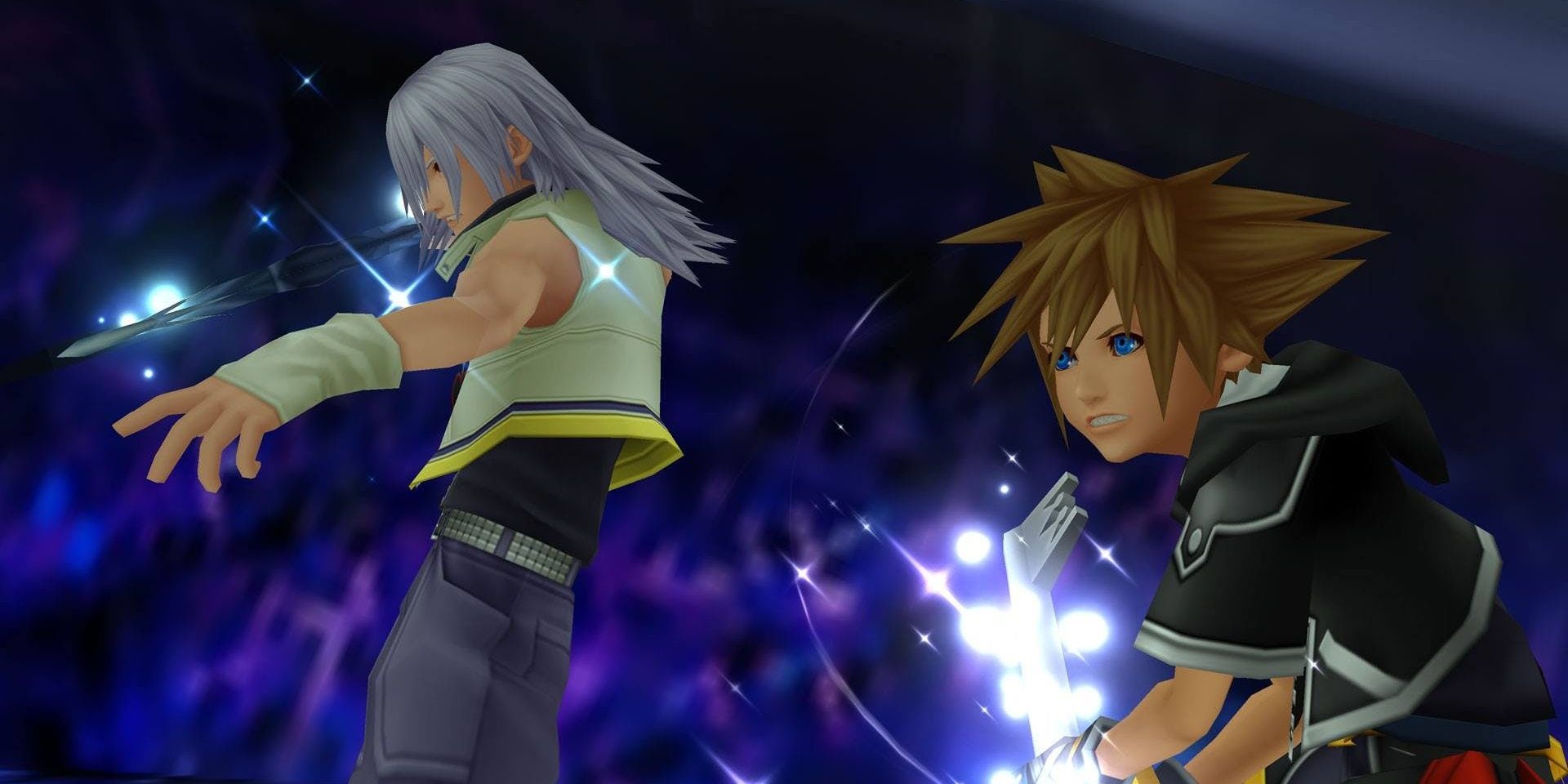 Sora and Riku in Kingdom Hearts 2