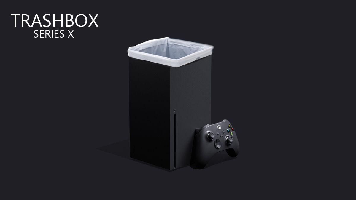 Xbox Series X as a trash can