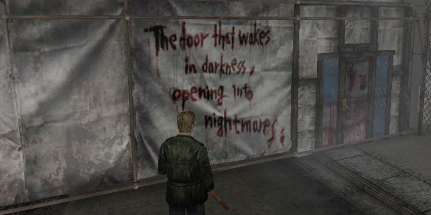 silent hill door that wakes into darkness