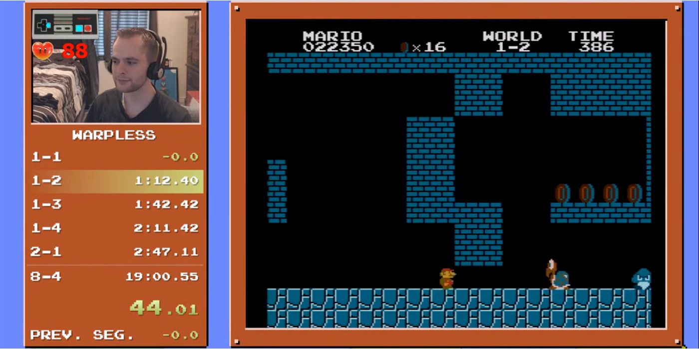 kosmic super mario bros world record