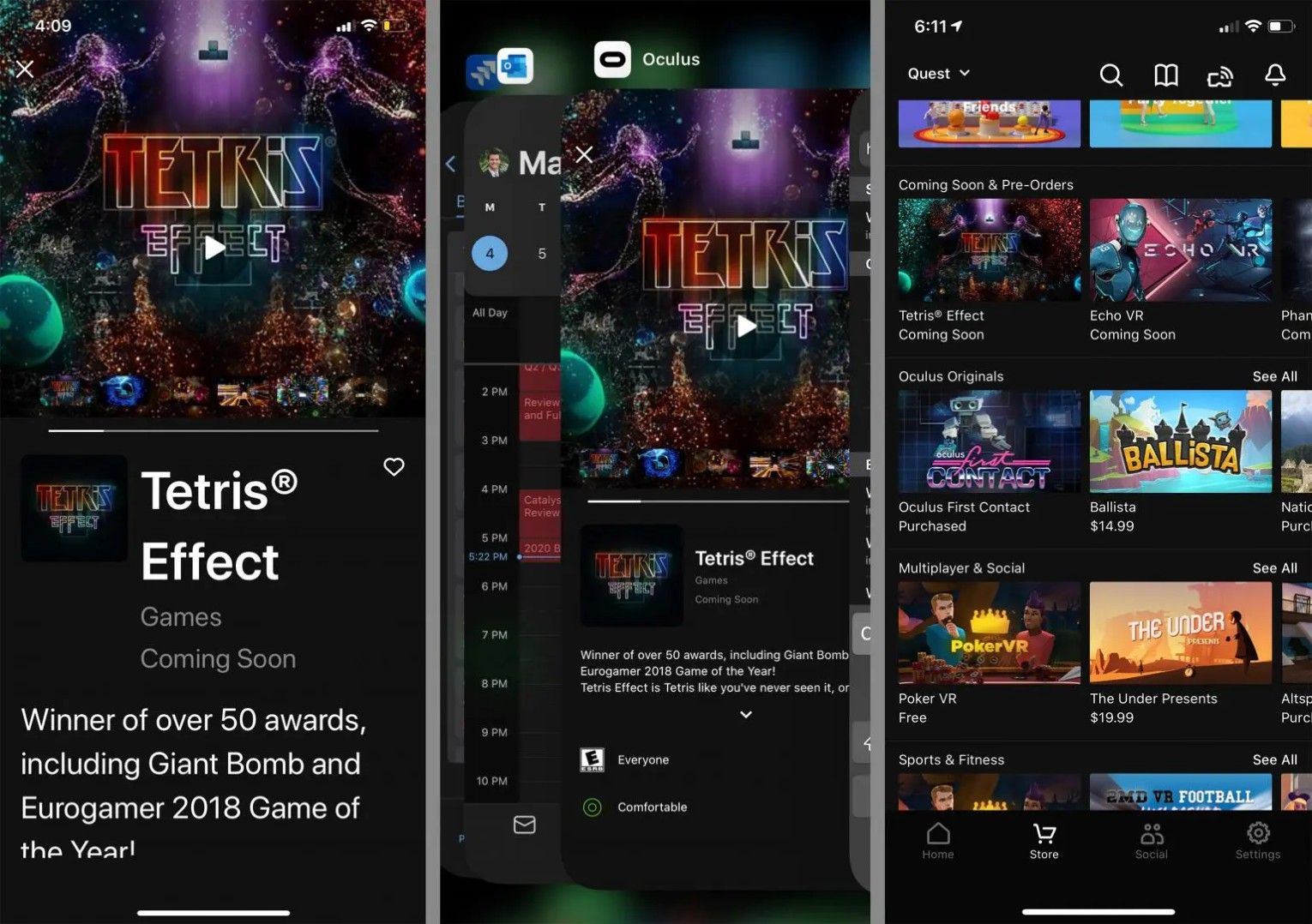 Tetris effect hot sale oculus rift