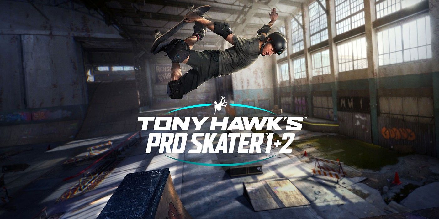tony hawks pro skater 1 2 cover art with logo