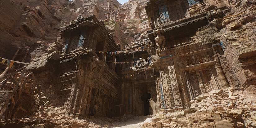 Unreal Engine 5 temple demo