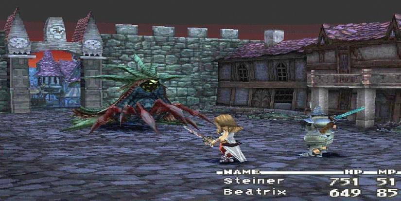 Steiner and Beatrix in Final Fantasy IX